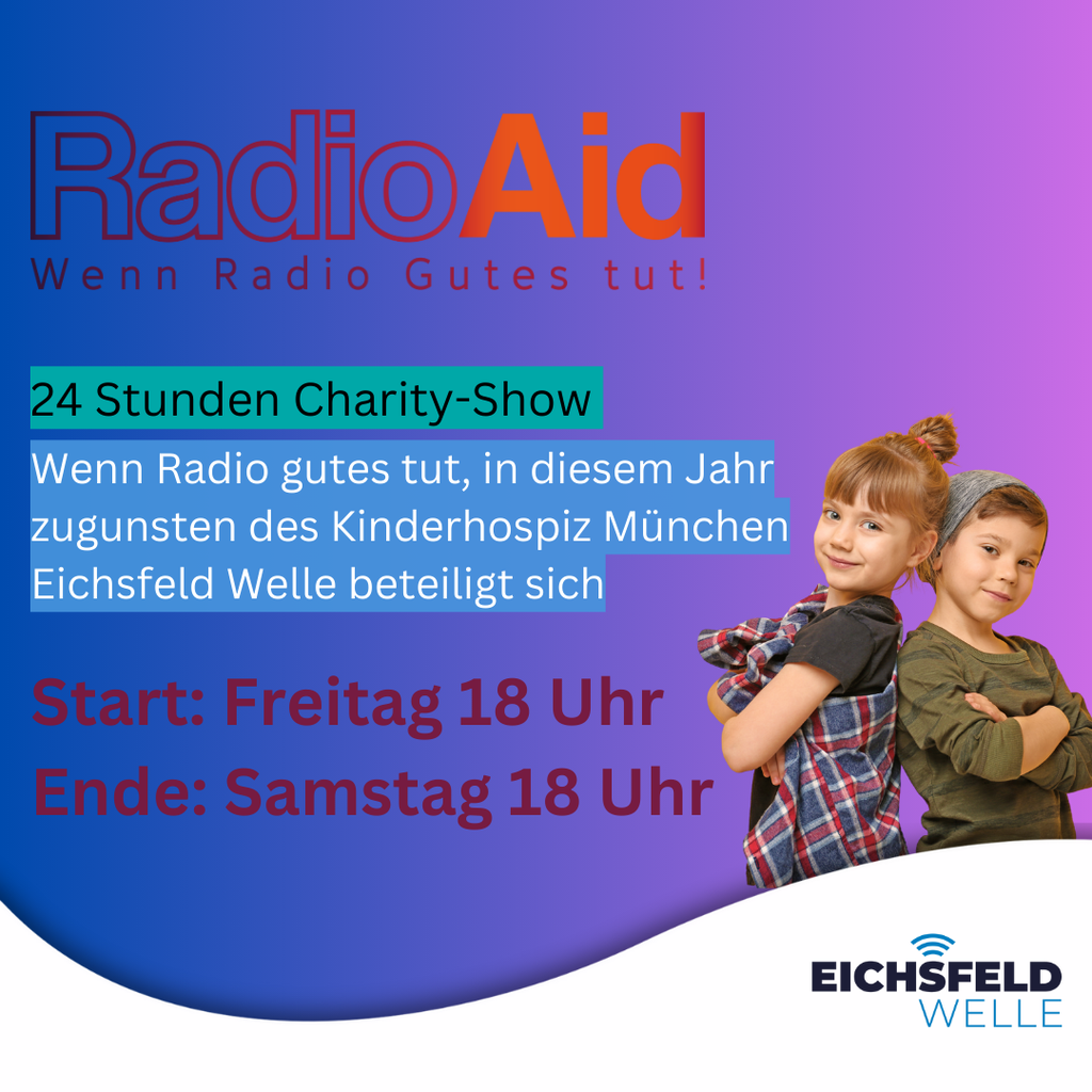 Eichsfeld Welle nimmt an Aktion "RadioAid" teil